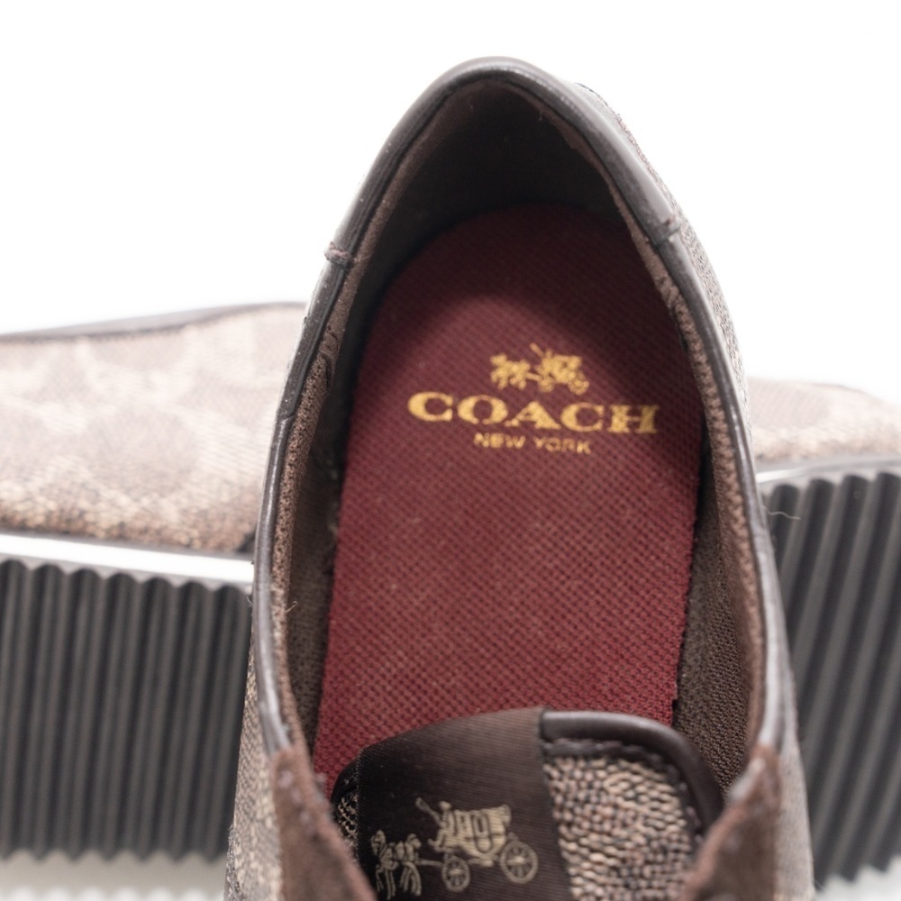 Coach. Ivy Leather Logo‎ Sneakers. - Picture 14 of 14